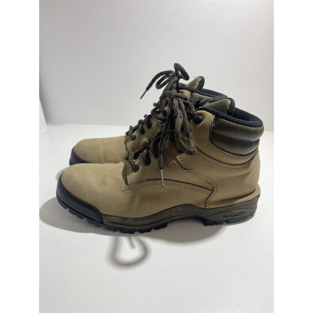 Rockport Men’s Hiking Boots Leather Vibraint 8.5 Men’s Light Brown